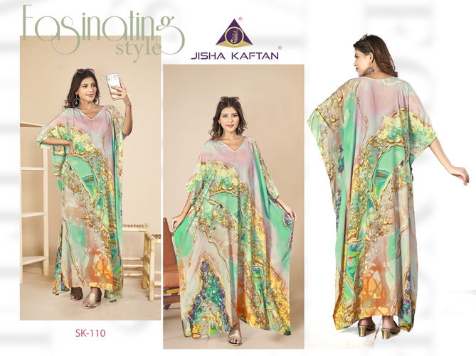 Jelite Silk Kaftan Vol 2 Islamic Digital Printed Wholesale Kaftan
